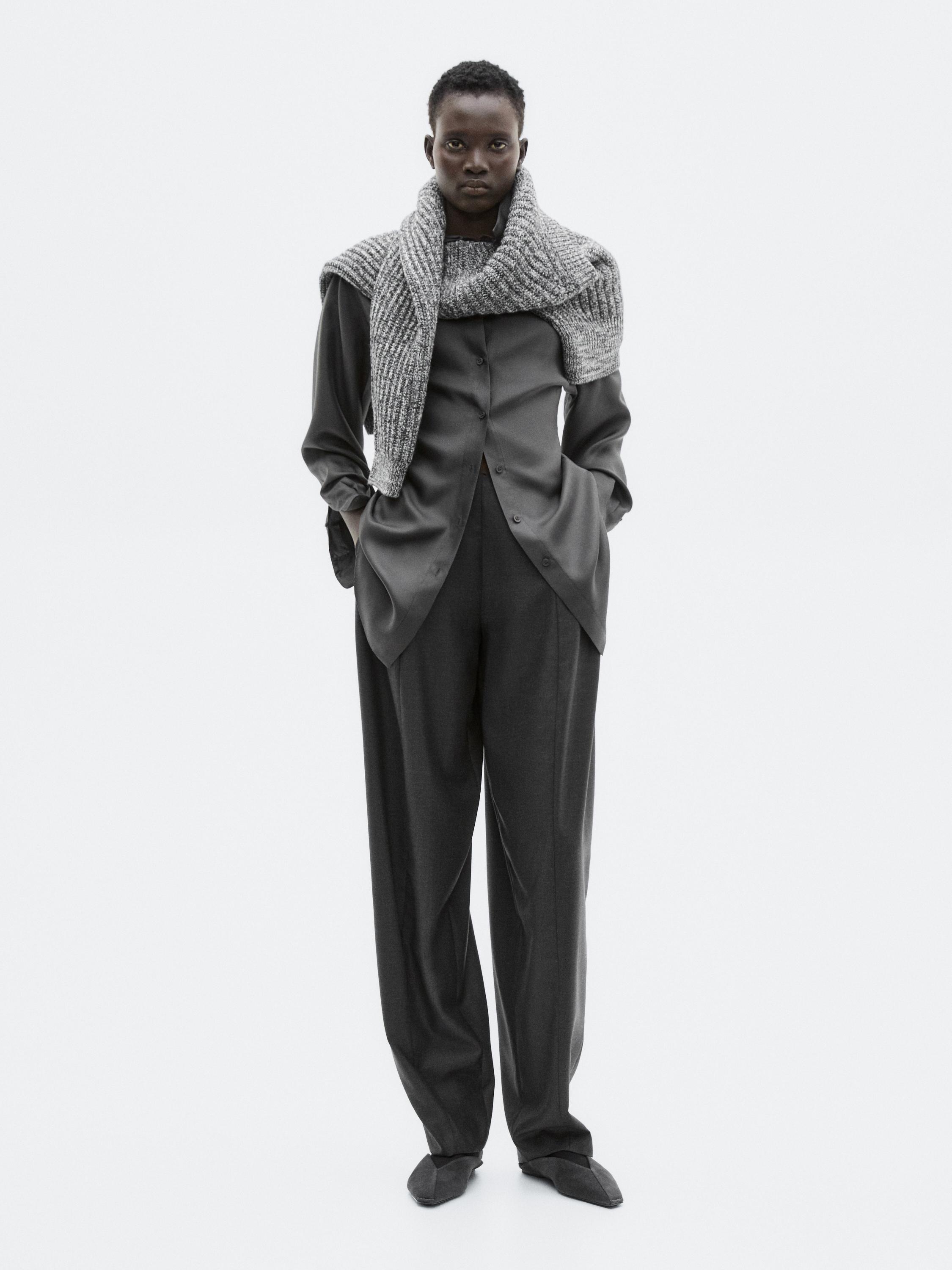 Chemisier fluide cintré 100 % soie - LIMITED